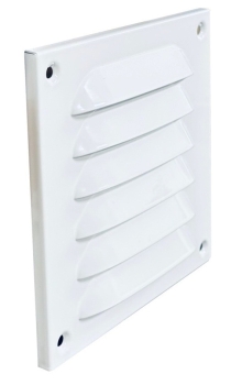 Lüftungsgitter Aluminium weiß rechteckig 140 x 140 mm