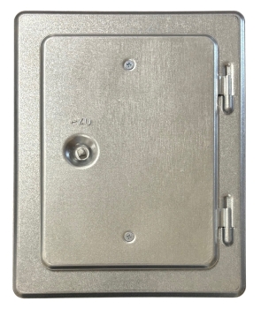 Kamintür verzinkt Einbaumaß 14 x 25 cm, Upmann 10115