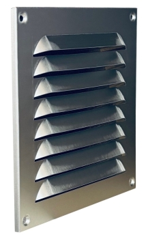 Lüftungsgitter Aluminium eloxiert 200 x 200 mm