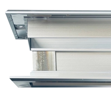 Preview: Türlüfter Aluminium 430 x 80 mm eloxiert