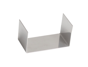 Rinnenverbinder für Rinne Edelstahl 1 Meter superflach V2A stream
