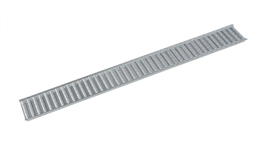 Laubschutz Set 3 x Aluminium Simpel für ACO Standardline und Hexaline Entwässerungsrinne mit Stahlstegrost mit Rosthaken