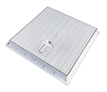 Schachtabdeckung mit Rahmen 40 x 40 cm Patentabdeckung PRO