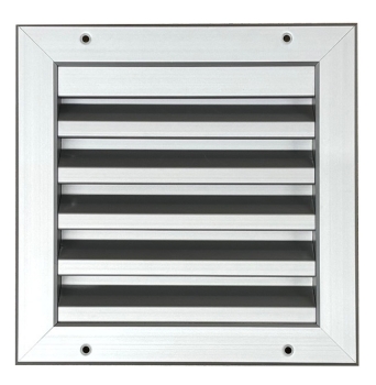 Lüftungsgitter Aluminium eloxiert starke Ausführung mit Insektenschutz, Sonderanfertigung auf Anfrage