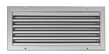 Preview: Lüftungsgitter Aluminium eloxiert starke Ausführung mit Insektenschutz, Sonderanfertigung auf Anfrage