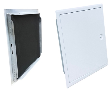 Preview: Revisionstür gedämmt Vorderseite, Rückseite