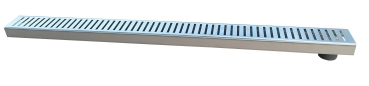 Rinne mit Ablaufstutzen Schlitzdesign