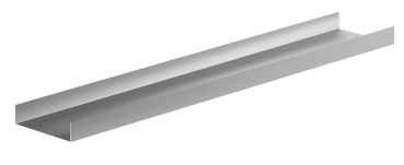 U- Profil 20 x 85 x 20mm Aluminium natur Länge 1,25 Meter