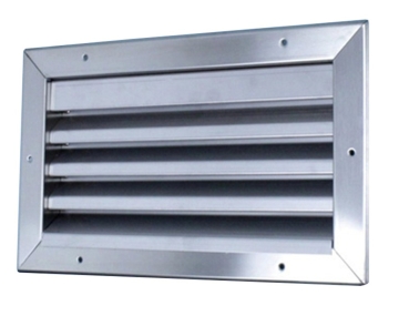 Lamellengitter feststehend aus Edelstahl, Sonderanfertigung auf Anfrage