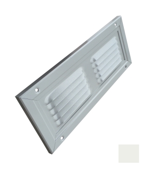 Luftgitter, Lüftungsgitter Aluminium Weiss 150 x 100 mm