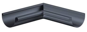 Innenwinkel Dachrinne Aluminium Anthrazit für Dachrinnen System NW 150