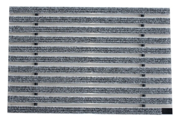 ACO Schuhabstreifermatte Rips Hellgrau, 60 x 40