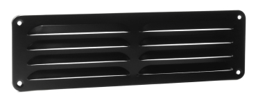 Lüftungsgitter Aluminium schwarz