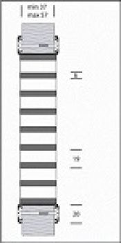 Türlüfter feuerhemmend Aluminium 200 x 200 mm eloxiert