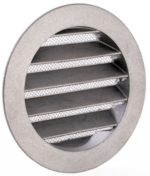 Wetterschutzgitter Aluminium Guss Anschluss Stutzen DN 80mm