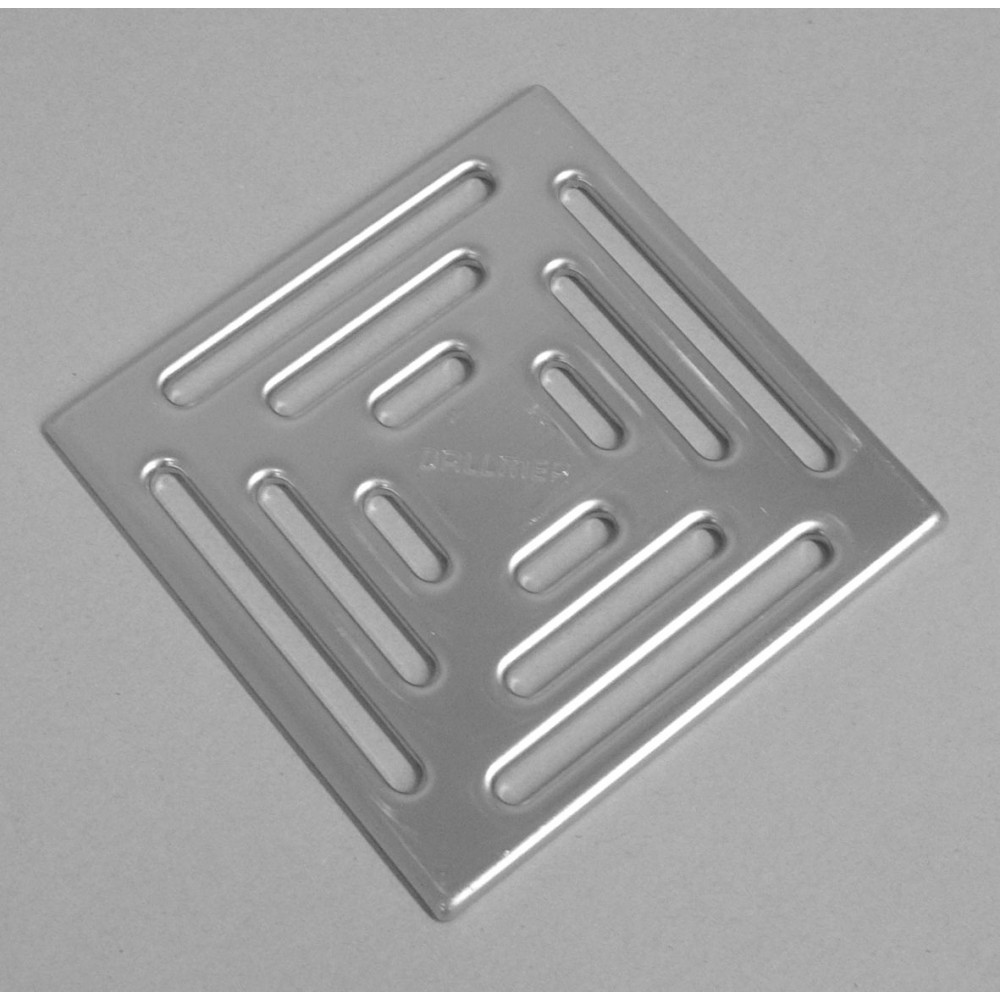 100 mm Quadratische Edelstahl massiv Metall Stahl Schlucht Grid Heavy Duty Abfluss Cover ROST wie Gusseisen stärker