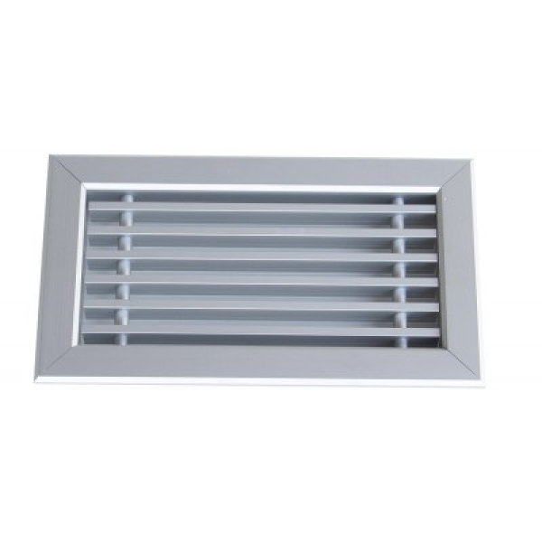 Linearstabgitter eloxiert Einbaumaß 100 x 300 mm