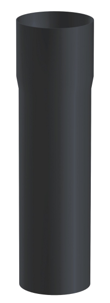 Distanzrohr anthrazit mit Muffe DN 76 Länge 50cm