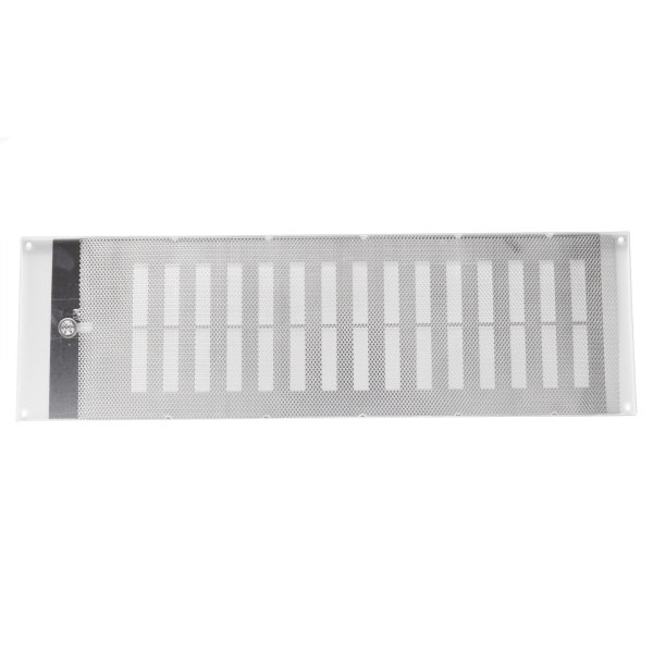 Schiebegitter Aluminium weiß 500 x 150mm