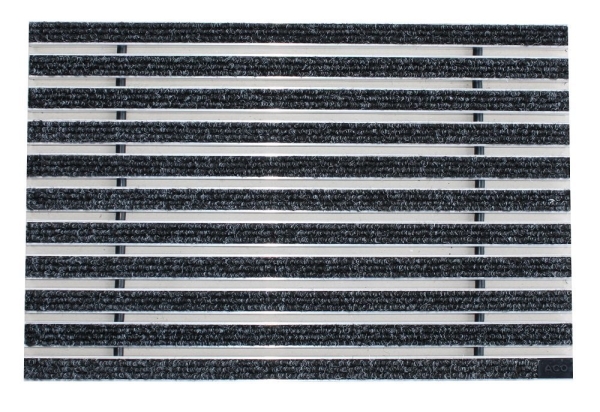 ACO Schuhabstreifermatte Rips Anthrazit, 60 x 40
