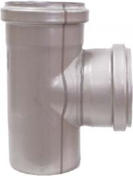Edelstahl Abzweig V2A, 75/75/87 Grad