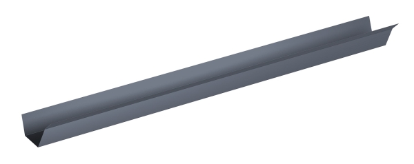 Blendrahmenprofil Aluminium anthrazit Länge 1,25 Meter