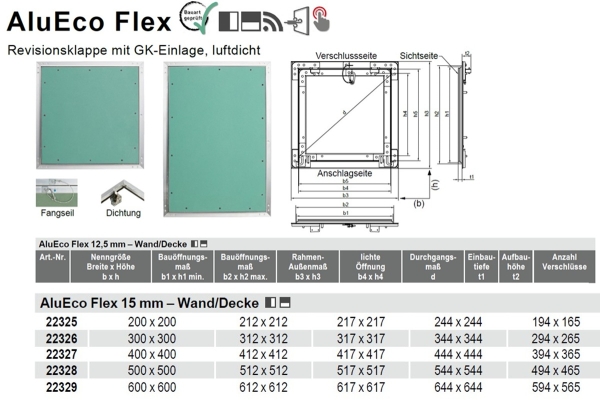 Datenblatt Alu ECO Flex15mm Einlagen