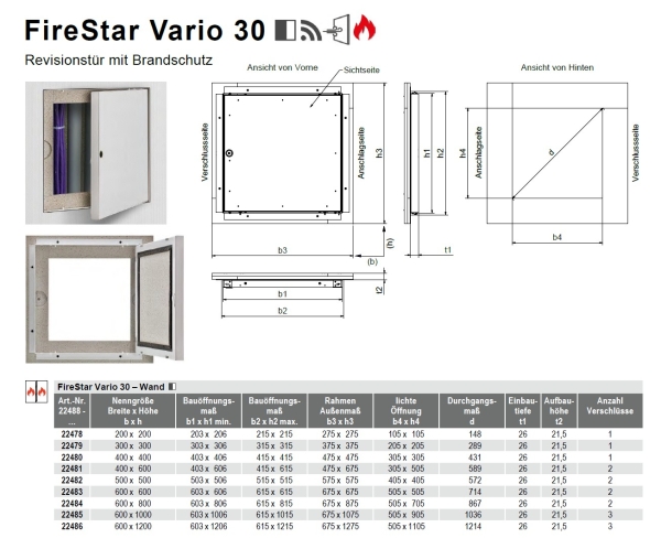 Datenblatt FireStar Vario 30