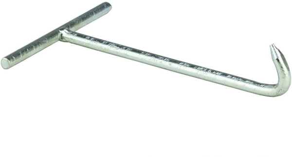Laubschutz Set 4 x Aluminium Simpel für ACO Standardline und Hexaline Entwässerungsrinne mit Stahlstegrost mit Rosthaken
