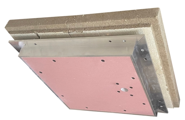 AluStar F30 500 x 500 mit 25mm GKB Einlage Brandschutz F30 Unterdecke