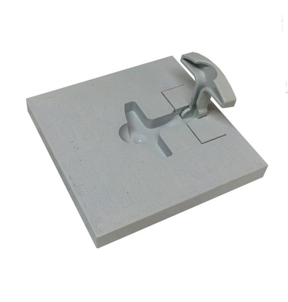 Schachtdeckel mit Patentverschluss für Revisionsschacht 20 x 20cm