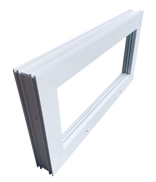 Kellerfenster weiss 90 x 60 cm Isolierglas UG-Wert 3,3