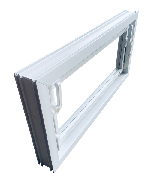 Kellerfenster weiss 90 x 60 cm Isolierglas UG-Wert 3,3