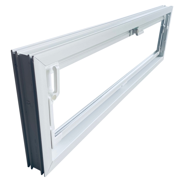 Kellerfenster weiss 100 x 30 cm Einfachverglasung