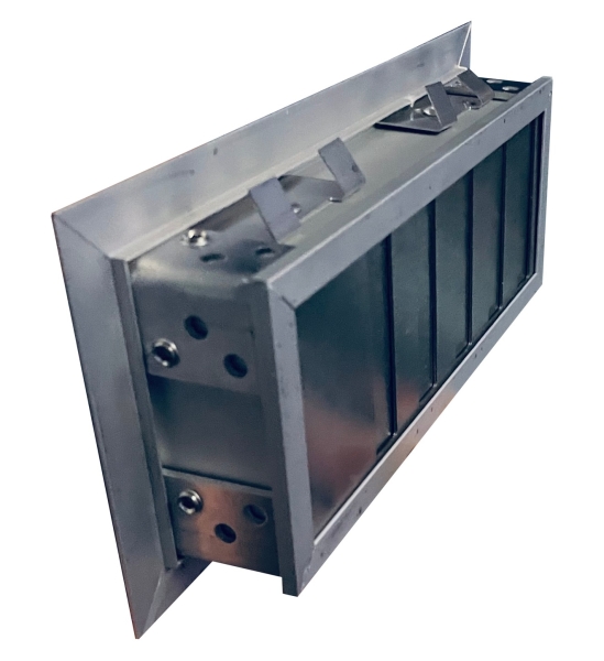 Schiebgitter, Warmluftgitter eloxiert 298 x 148mm verstellbar