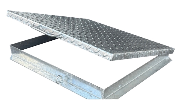 verzinkte massive Schachtabdeckung 70 x 70 cm