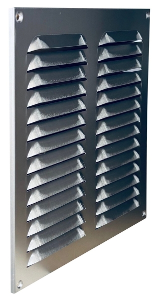 Lüftungsgitter Aluminium eloxiert 440 x 440 mm