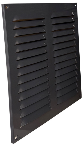 Lüftungsgitter Aluminium graphitgrau