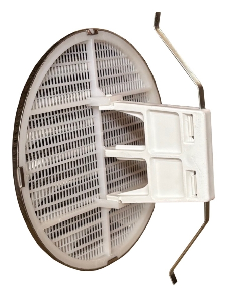 Variables Lüftungsgitter Edelstahl DN 130 für Rohre 80-125 mm