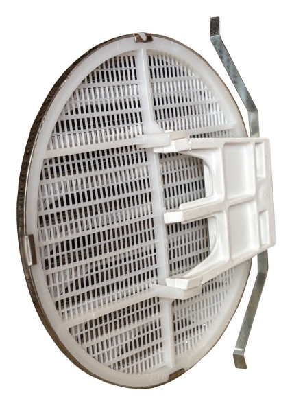 Variables Lüftungsgitter Edelstahl DN 130 für Rohre 80-125 mm