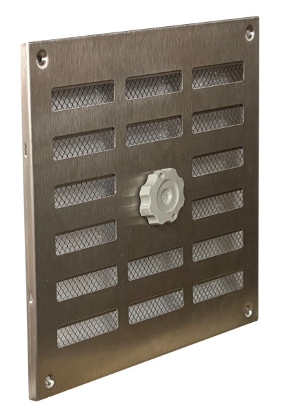 Schiebegitter Edelstahl 200 x 200 mm