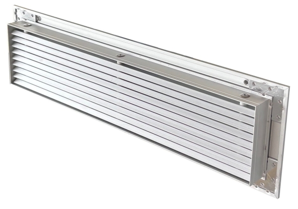 Lineargitter eloxiert Einbaumaß 500 x 200mm