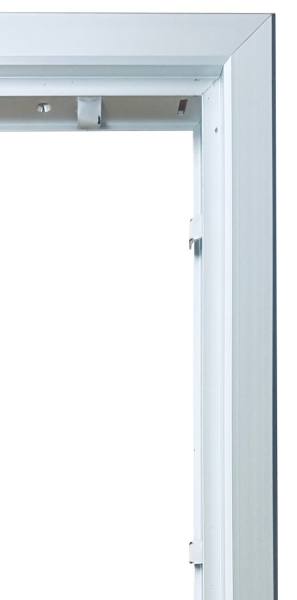 Revisionslüftungsgitter 500 x 400mm Aluminium eloxiert, Blickdicht, Klickverschluss