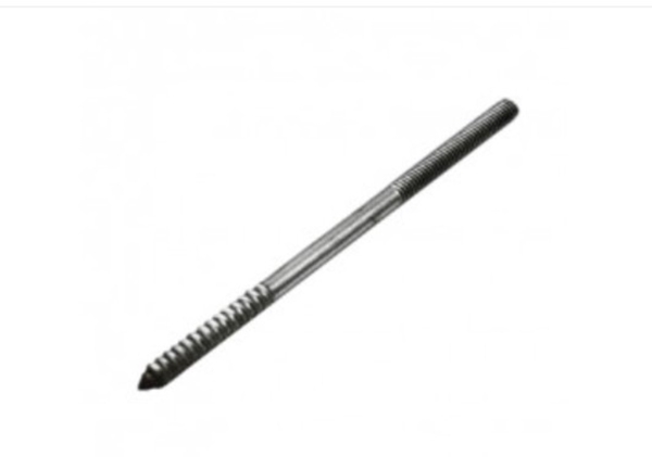 Stockschraube V2A M8 x 60mm für Rohrschelle Edelstahl 47-51/ 75-80 mm