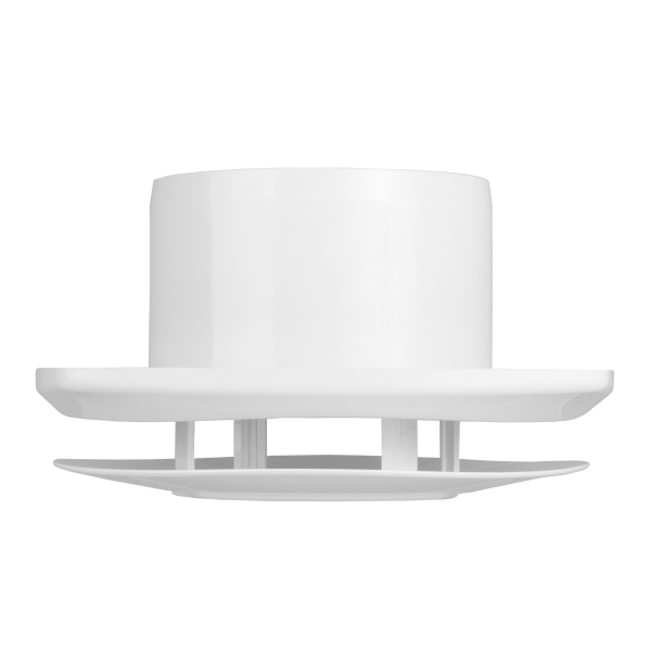 Zuluft Tellerventil PVC weiß System 160