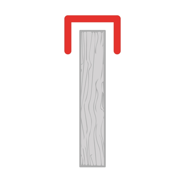 U- Profil 20 x 30 x 20mm Aluminium natur Länge 1,25 Meter