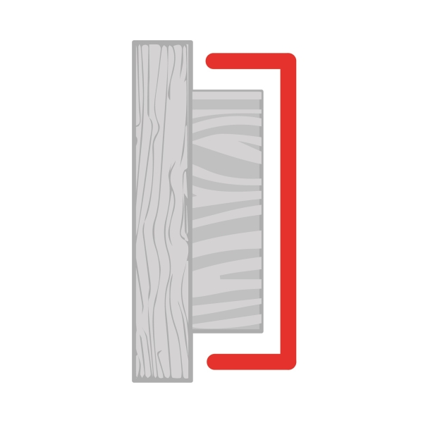 U- Profil 20 x 85 x 20mm Aluminium natur Länge 1,25 Meter