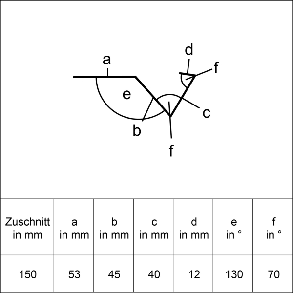 Verbinder Vordach Dachrinne Aluminium anthrazit V- Mini