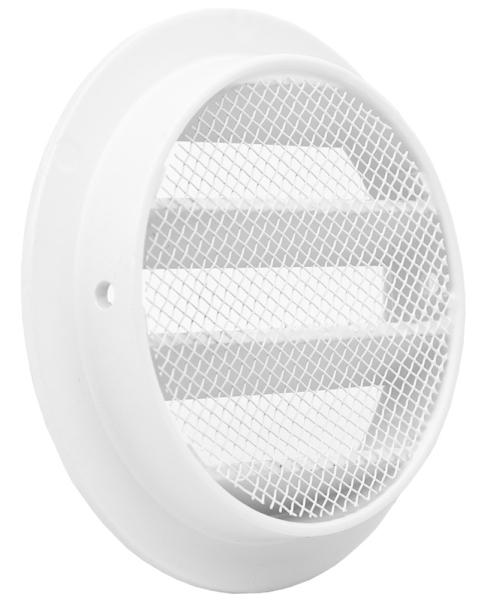 Wetterschutzgitter Aluminium Guss DN 200 weiß