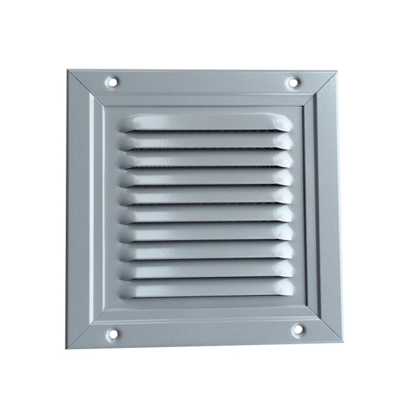 Luftgitter, Lüftungsgitter Aluminium Weiss 150 x 150 mm